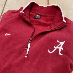 Nike Alabama Crimson Tide Quarter Zip Fleece